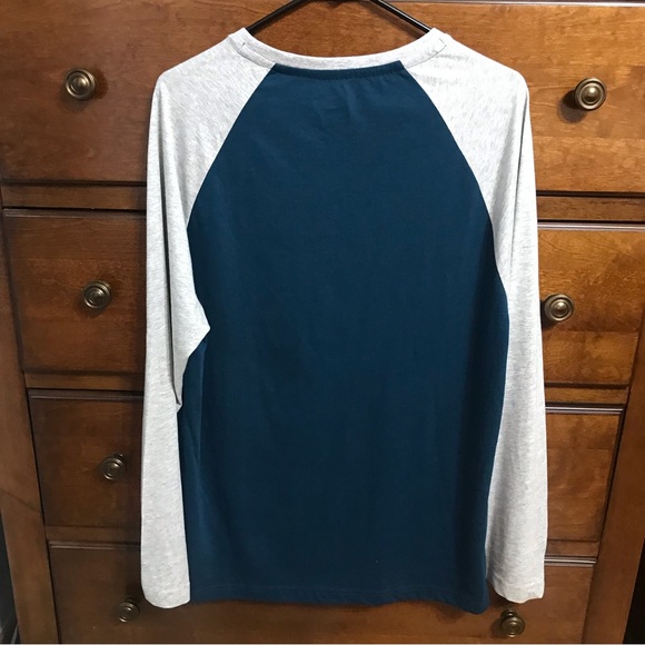 NWT Hurley ⚜️ Long Sleeved Baseball Tee Shirt - Picture 5 of 8